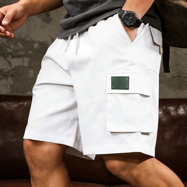 a24d2c8b-185f-4a78-b8ba-4382639008c8.jpg Men's Comfortable Loose Elastic Casual Multi-Pocket Cargo Shorts