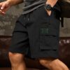 a607e8df-157e-4a9d-847d-bba23305a0e6.jpg Men's Comfortable Loose Elastic Casual Multi-Pocket Cargo Shorts