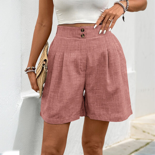 Women's Fashion Solid Color Casual Straight-Leg Pants