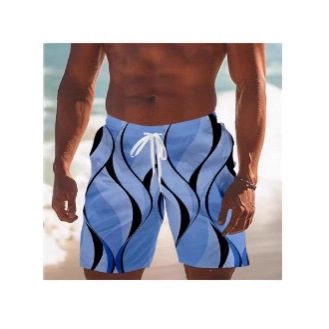 Men's 3D Printed Design Casual Beach Swim Shorts