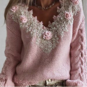 Women's Relaxed Cozy Soft Knit Pullover Sweater