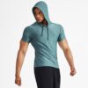 af38d5bd-d971-4e18-8a2f-b990a43b48e7.jpg Men's Short Sleeve Summer Basketball Hooded Sportswear T-shirt