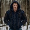 Men's Zippered Trendy Casual Dual Pocket Printed Hoodie