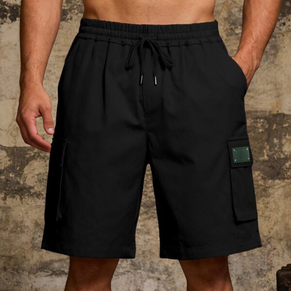 b0372429-3f50-432e-b6eb-004a8760a0da.jpg Men's Comfortable Loose Elastic Casual Multi-Pocket Cargo Shorts
