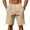 Men's Relaxed-fit Breathable Casual Linen Shorts For The Beach