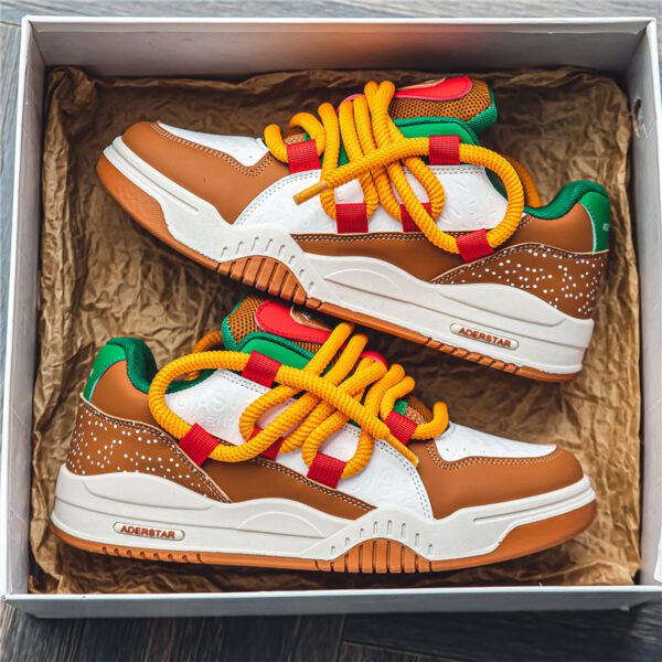 Men's Casual Retro High-Rise Skateboard Sneakers