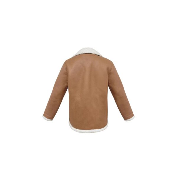 Women's Fashionable Retro Pocket Lapel Button Fur Coat