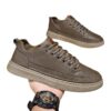 Men's PU Leather Low Top Fashionable Sneaker Shoe