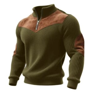 b7e1f2d5-9a2f-4988-aa2e-e9ca81b9b314.jpg Men's Trendy Casual Corduroy High-Neck Zip-Up Sweater