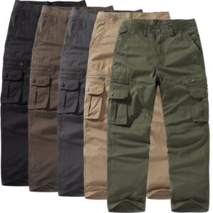Men's Long Trendy & Stylish Relaxed Fit Casual Cargo Jogger Pants