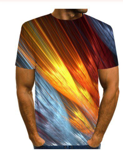 bf1c0d77-4386-4a06-91fc-781e3adbb02e.jpg Men's Summer Short Sleeve Casual T-shirt with Eye-Catching 3D Printed Abstract Design