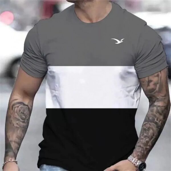 Men's 3D Printed Athletic T-shirt