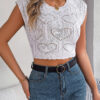 c3e90813-2282-47b4-a3ba-465e08cc9782.jpg Women's Casual Heart Hollow Out Knit Vacation Cropped Top