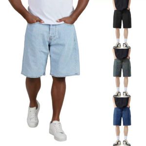 Men's Relaxed Fit Casual Trendy Denim Shorts For Adults/Teens