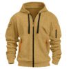 Men's Retro Athletic Sporty Casual Hoodie Jacket