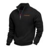 c8ef15db-9379-447e-908a-5f79c6002e56.jpg Men's Casual Fleece-Lined Mid-Length Zip-Up Loose-fit Stand-up Collar Sweater