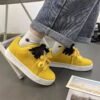 Men's Vintage Chunky-Soled  Low Top Skateboard Sneakers