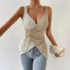 Women's Casual & Trendy Knit V-Neck Sleeveless Top