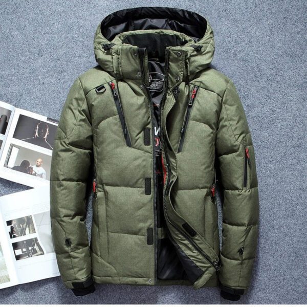 Men's Fashionable Waterproof Short-Style Casual Hooded Jacket