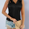 Women's Solid Color Casual Elegant Button Satin Shirt