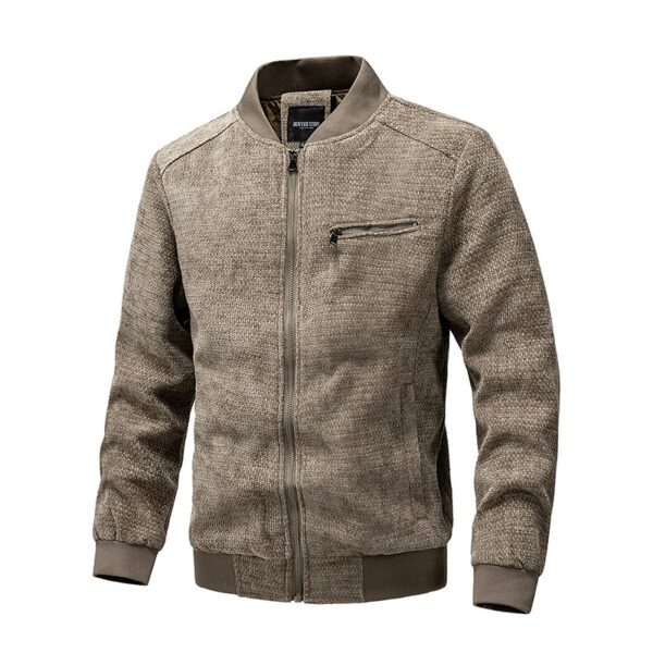 Men's Fashionable Retro Jacquard Weave Jacket