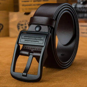 Men's Casual Versatile Business PU Leather Belt