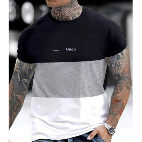 Men's 3D Printed Athletic T-shirt