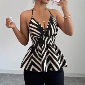 Women's Trendy Elegant Fashionable Halter-Style Backless Top