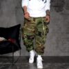 Men's Retro Hip Hop High Street Camouflage Casual Cargo Pants
