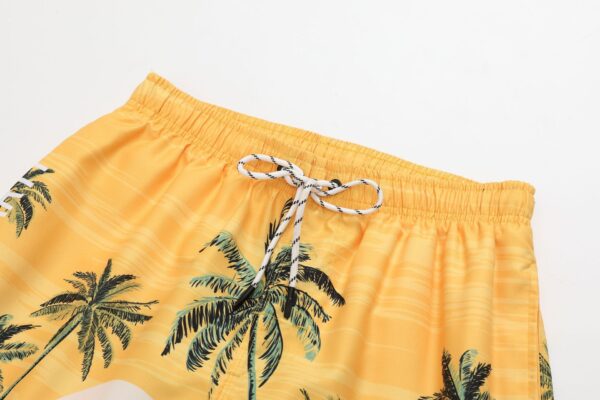 Men's Casual Floral Beach Style Printed Swim Shorts