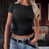 db70c06e-f7e0-4ffa-bbb4-25741a1d6c72.jpg Women's Casual Short-Sleeved Knitted Top