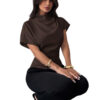 Women's Trendy Asymmetrical Fashion Blouse Top