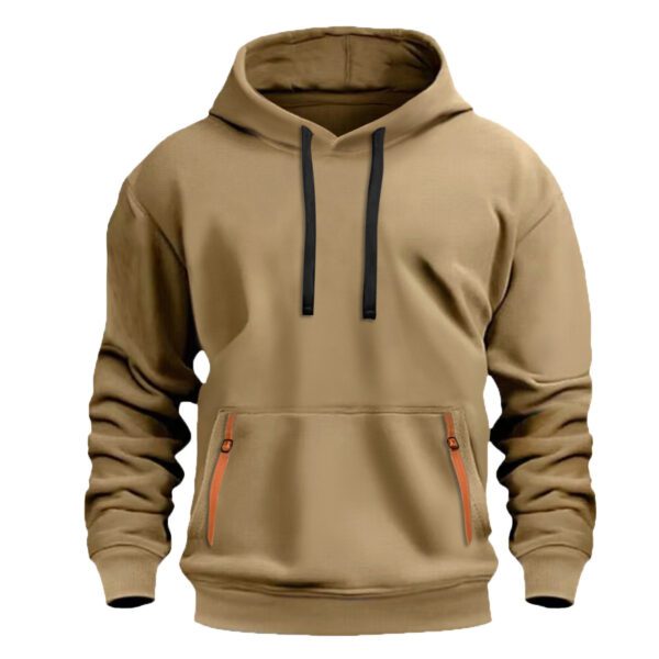Men's Fashionable Trendy & Casual Fleece-Lined Hoodie