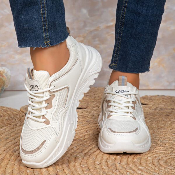 Women's Versatile Casual Platform Mesh Breathable Sneakers