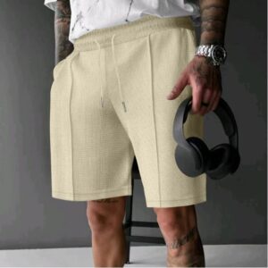 Men's Solid Color Versatile Casual Trendy Sports Shorts