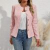 Women's Cropped French-Style Chic Jacket