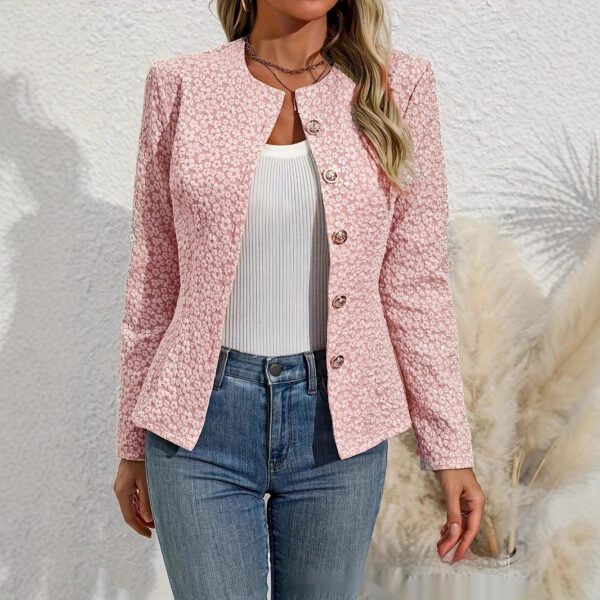 Women's Cropped French-Style Chic Jacket