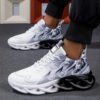 Men's Casual Braided Design Sporty Sneakers With A Thick Sole