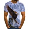 Men's 3D Animal Printed Casual Short Sleeve T-shirt