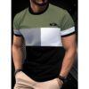 Men's Short-sleeved T-shirt Business Casual 3D Digital Printed