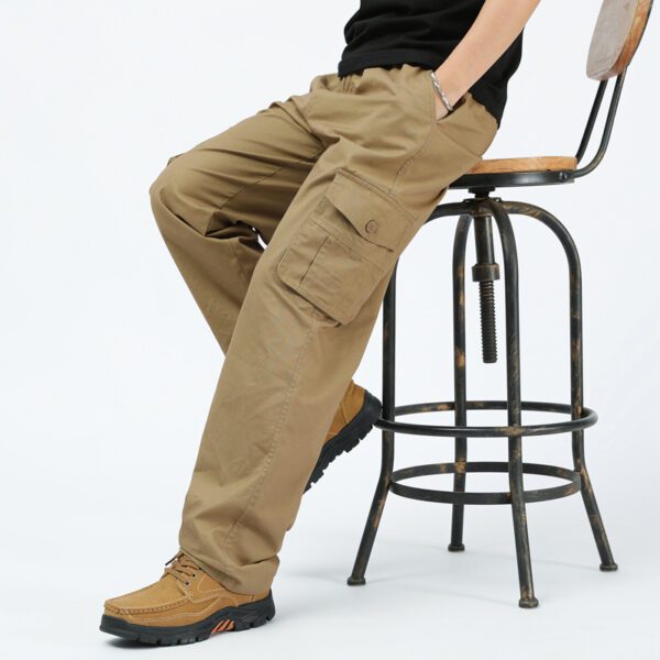 Men's Casual Trendy Long Multi-Pocket Cargo Work Pants
