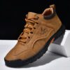 Men's Comfortable Flat Lace-Up Casual Shoes For Hiking