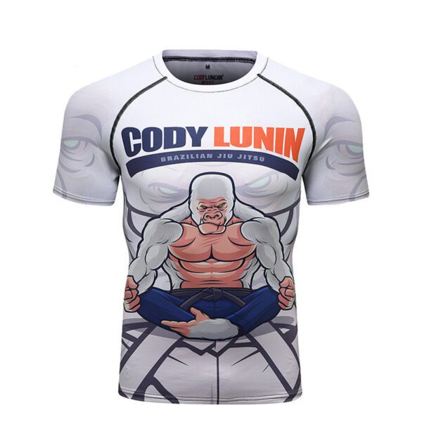 Men's Digital 3D Printed Animal Short-sleeved T-shirt
