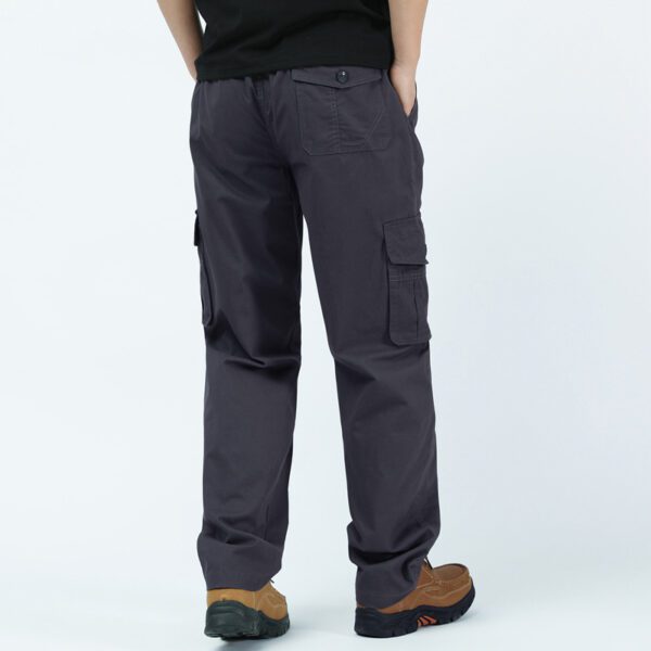 Men's Casual Trendy Long Multi-Pocket Cargo Work Pants