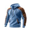 Men's Casual Cardigan Double-Hooded Half-zip Hoodie