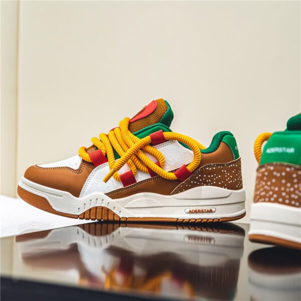 Men's Casual Retro High-Rise Skateboard Sneakers
