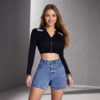 fb683b9c-95ae-4d16-8c25-4cdb26790019.jpg Women's Casual Distressed Vintage Non-Stretch Denim Shorts