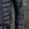 Men's Vintage Leather Quilted Patchwork Zip-Up Outdoor Jacket