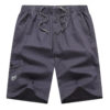 Men's Casual Style Relaxed Loose-fit Mid-Length Cargo Short Pants