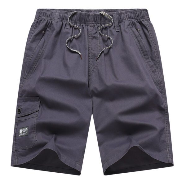 Men's Casual Style Relaxed Loose-fit Mid-Length Cargo Short Pants